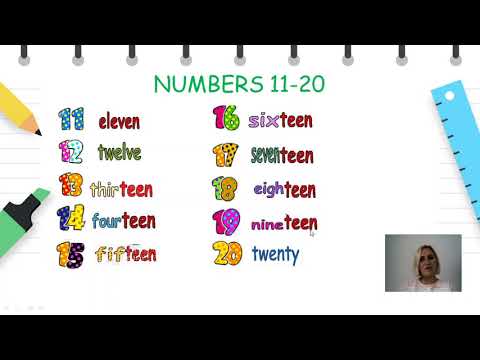 Видео: IV одделение - Англиски јазик - Броеви 1-50 (Numbers 1-50)