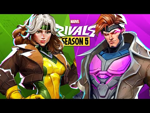Видео: НОВЫЕ ГЕРОИ РОУГ И ГАМБИТ В 5-М СЕЗОНЕ MARVEL RIVALS!