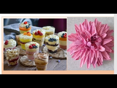 Видео: МК Зефирный Десерт в Стакане с Конфи + ЦВЕТЫ из ЗЕФИРА  от @ vitalija_cake 💐