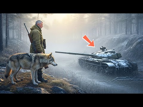 Видео: Волк повёл ветерана к старому танку — внутри скрывалась правда, которую прятали десятилетиями