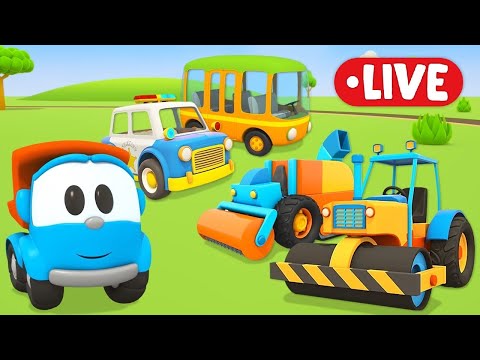 Видео: 🔴Машинки для хлопчиків. Розвиваючі відео для дітей. Вантажівочка Льова майструє собі друзів та авто