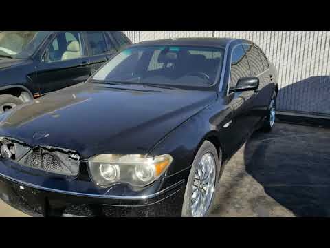 Видео: Легендарная БМВ E65/E66 760 v12,  умер мотор, The legendary BMW 760 v12, motor died #2.2