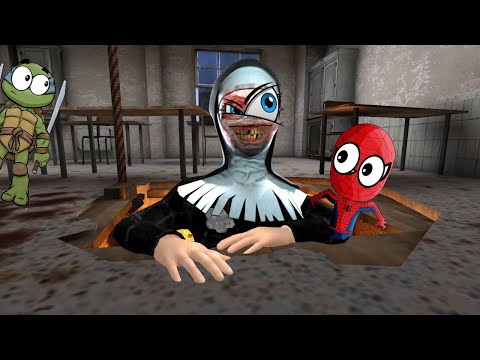Видео: МОНАХИНЯ – прохождение лабиринта! - ЛЕТСПЛЕЙ ИГРЫ EVIL NUN – СПАЙДЕР И НИНДЗЯГО