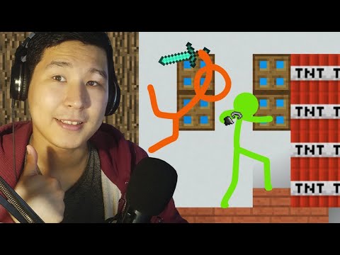 Видео: Стикмандар Майнкрафтта - Animation vs. Minecraft (7,8,9 бөлім)