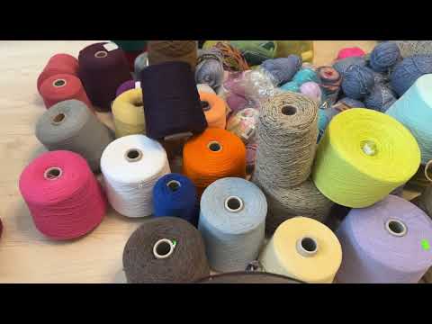 Видео: Мои запасы пряжи (часть 1)