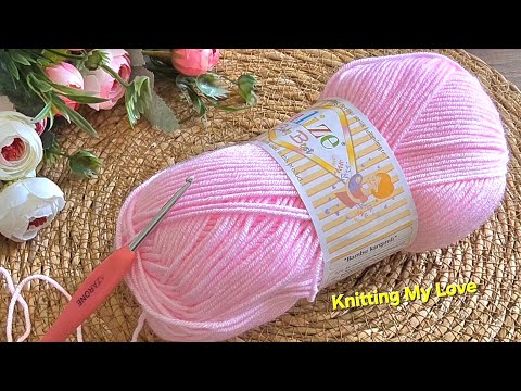 Видео: Боже мой, какой красивый и простой узор! Вы можете сделать узор крючком.