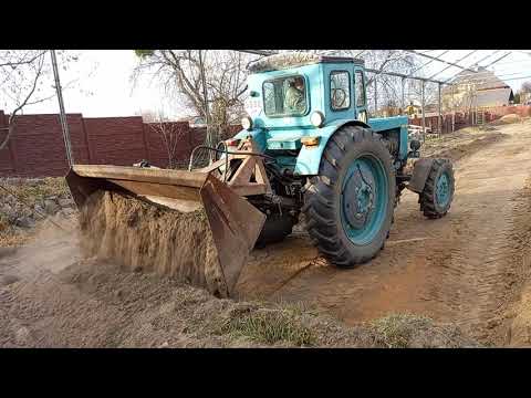 Видео: Ковш для трактора из отвала ЮМЗ