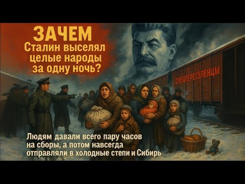 Видео: ЗАЧЕМ СТАЛИН ВЫСЕЛЯЛ ЦЕЛЫЕ НАРОДЫ ЗА ОДНУ НОЧЬ