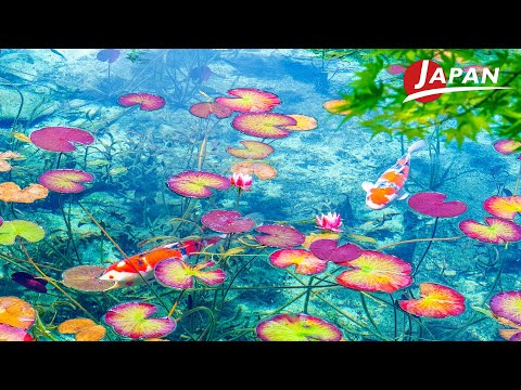 Видео: Пруд Моне: Спокойный шедевр среди полотен природы | Gifu, Путешествие Японии