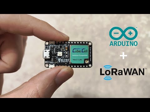 Видео: Heltec CubeCell: Arduino + LoRaWAN - передаем данные на Thingspeak