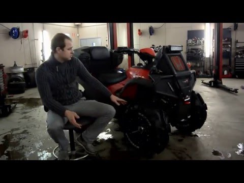 Видео: Тюнинг квадроцикла Honda Rincon TRX680FA / Tuning ATV TRX680 (Вынос радиатора, шноркель, лифт)