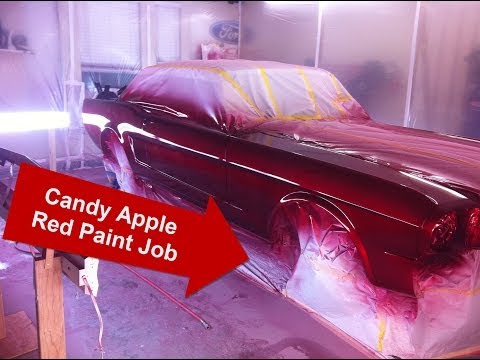 Видео: Окраска Mustang в цвет Candy Apple Red — он покрашен! — Turbo Cobra