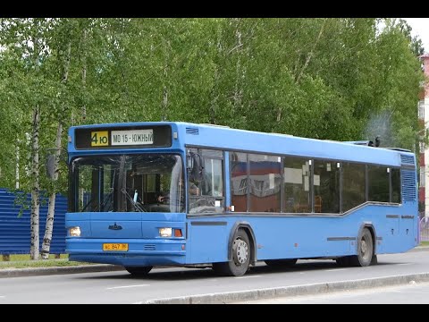 Видео: Нефтеюганск | МАЗ-103.075 № АС 847 86 | Deutz + Diwa Voith | ГТК ПасАвто