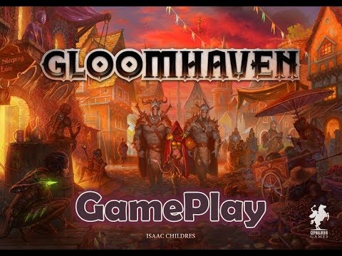 Видео: Gloomhaven - запись рандомного приключения с объяснениями правил