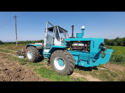 Видео: трактор т 150к  оранка 2022рик