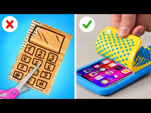 Видео: ГЕНИАЛЬНЫЕ ИДЕИ ИЗ КАРТОНА || Классные Хаки и Трюки с Телефоном от 123GO!GOLD