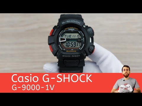 Видео: Легенда с двумя секундомерами / Casio G-SHOCK G-9000-1V