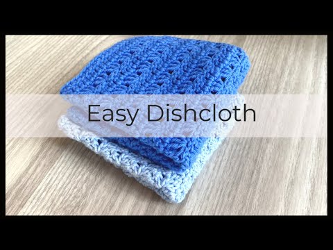 Видео: Как связать кухонное полотенце крючком для начинающих...