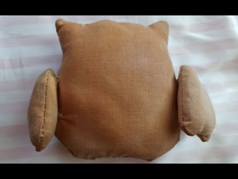 Видео: М'яка іграшка (грунтований текстиль) 2 частина.