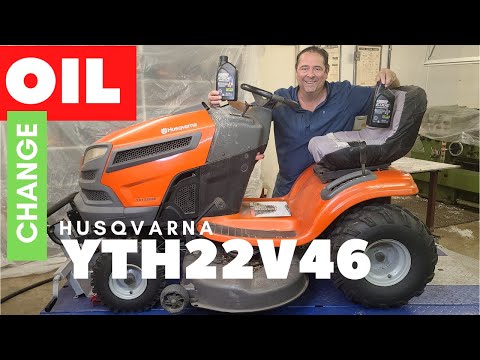 Видео: HUSQVARNA..YTH22V46..ЗАМЕНА МАСЛА И ТЕХНИЧЕСКОЕ ОБСЛУЖИВАНИЕ