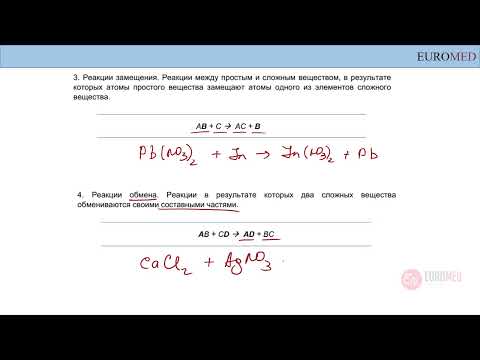 Видео: Химические реакции Тема 2