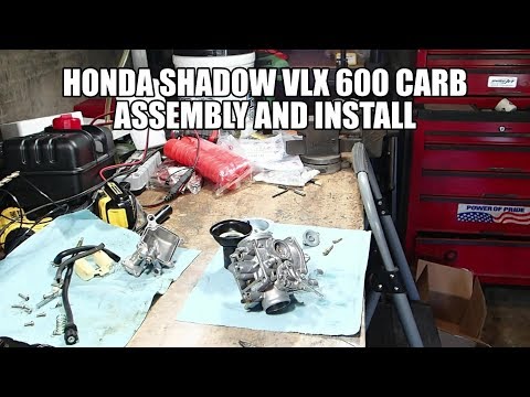 Видео: Honda Shadow vlx 600: сборка карбюратора, установка и запуск