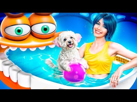 Видео: Головоломка 2! Мы построили аквапарк дома!