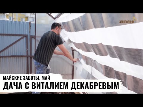 Видео: Дача с Виталием Декабревым. Май.