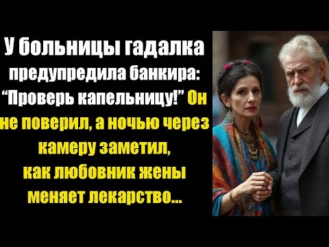 Видео: У больницы гадалка предупредила банкира： “Проверь капельницу!” Он не поверил, а ночью через камеру..