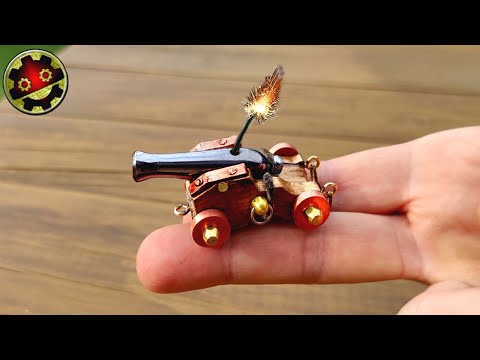 Видео: Kак сделать мини пиратскую пушку с винтом