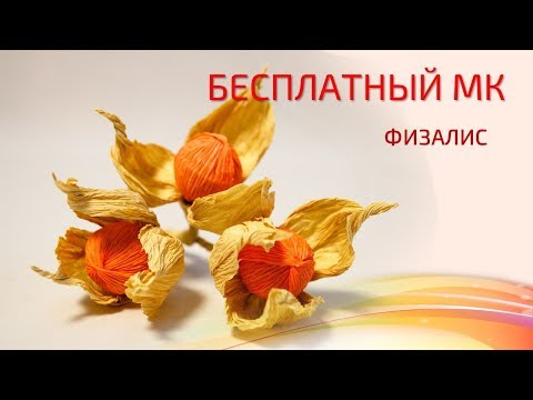 Видео: Бесплатный мастер-класс "Физалис", свит-дизайн. Мастер Наталья Дроздова.