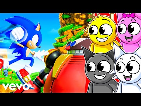 Видео: Отряд Sprunki РЕАКЦИЯ на НОВУЮ ПЕСНЮ Speedy! (Gotta Go Fast!)