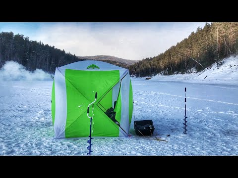 Видео: НОВЫЕ МЕСТА !! РАЗВЕДКА УДАЛАСЬ !!! Рыбалка на КВХ в палатке