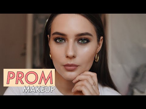 Видео: МАКИЯЖ НА ВЫПУСКНОЙ 2018 / Сияющая Кожа и Бронзовые Смоки