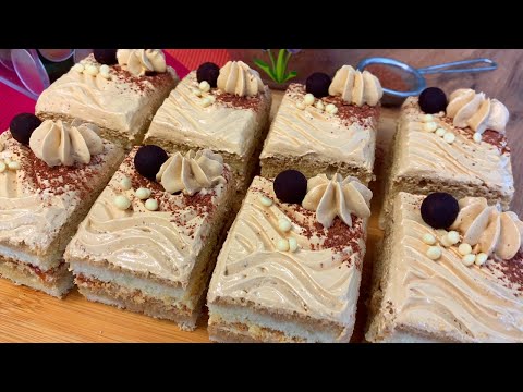 Видео: Пирожное "Карамельный Капучино" рецепт // Caramel Cappuccino Cake recipe