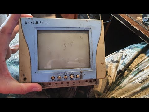Видео: Черно белый телевизор Dendy\Не Dendy. Konerka 21-6