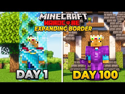 Видео: Я выжил 100 дней в ГРАНИЦЕ 1x1 в Minecraft Hardcore