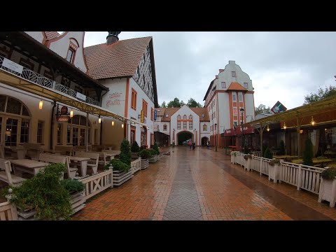 Видео: Walking in Svetlogorsk center, Kaliningrad, Russia ⁴ᴷ⁶⁰ | Светлогорск, Калининград 4K