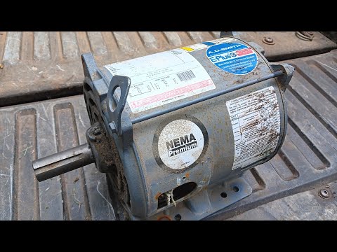 Видео: Извлечение меди из мощного электродвигателя мощностью 3 л.с.