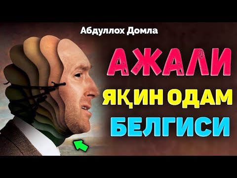 Видео: Ажали яқин одамни белгиси! ~Абдуллох Домла ~Abdulloh Domla #ilmnuri #abdullohdomla #yangimaruza #rek