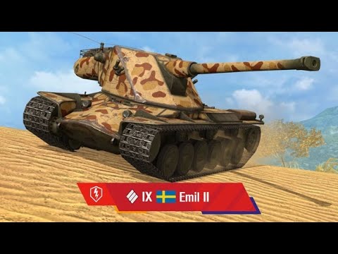 Видео: Emil II Мега приятный тт 9 получил ап, смотр от эксперта | Tanks Blitz