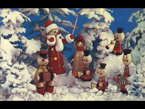 Видео: С Новым годом! Открытки СССР. Новогодние фотокомпозиции.