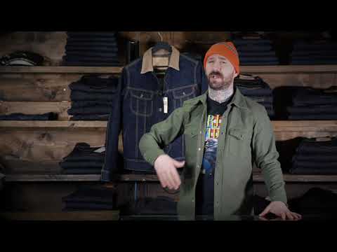 Видео: Куртка Iron Heart IH-101J-SR из джинсовой ткани с шерстяной подкладкой плотностью 18 унций