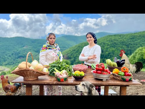Видео: Жизнь в горной деревне: готовим кофте шами с говяжьим фаршем