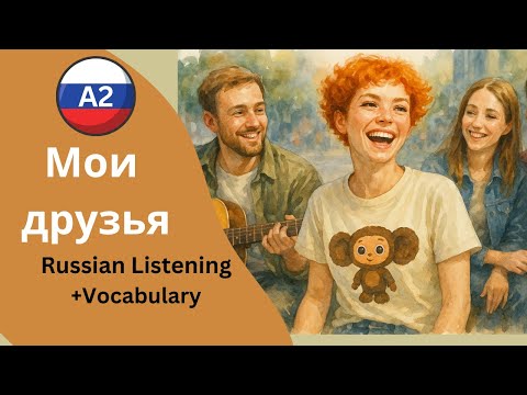 Видео: 🎥 My Friends Are All So Different! – Мои друзья | А2 + B1 Russian Listening Practice