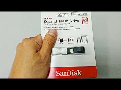 Видео: SANDISK iXpand Flash Drive 64 Gb, расширение памяти iPhone или iPad