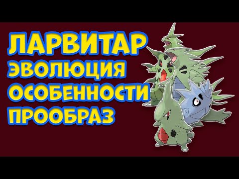 Видео: ПОКЕМОН ЛАРВИТАР. ЭВОЛЮЦИЯ, ОСОБЕННОСТИ, ПРООБРАЗ