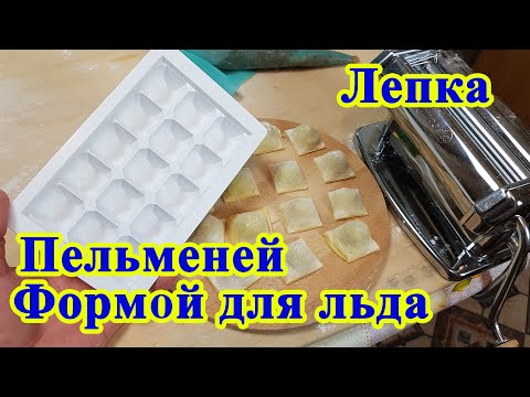 Видео: Лепка пельменей формой для льда