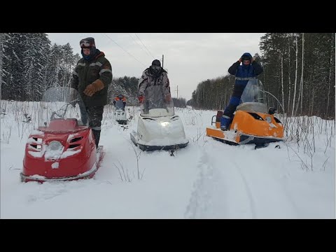 Видео: Снегоход Буран Полный газ.