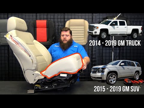 Видео: Chevrolet | GMC (2014–2019) Замена нижней обивки сиденья — Часть 1 — (Установка нижней обивки)